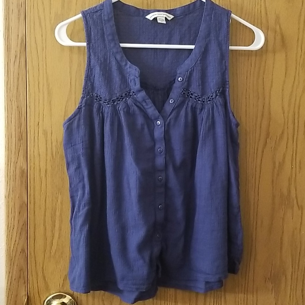 Blue Tank Top.